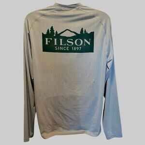 Filson Men’s Size L Long Sleeve Performance Tee T Shirt